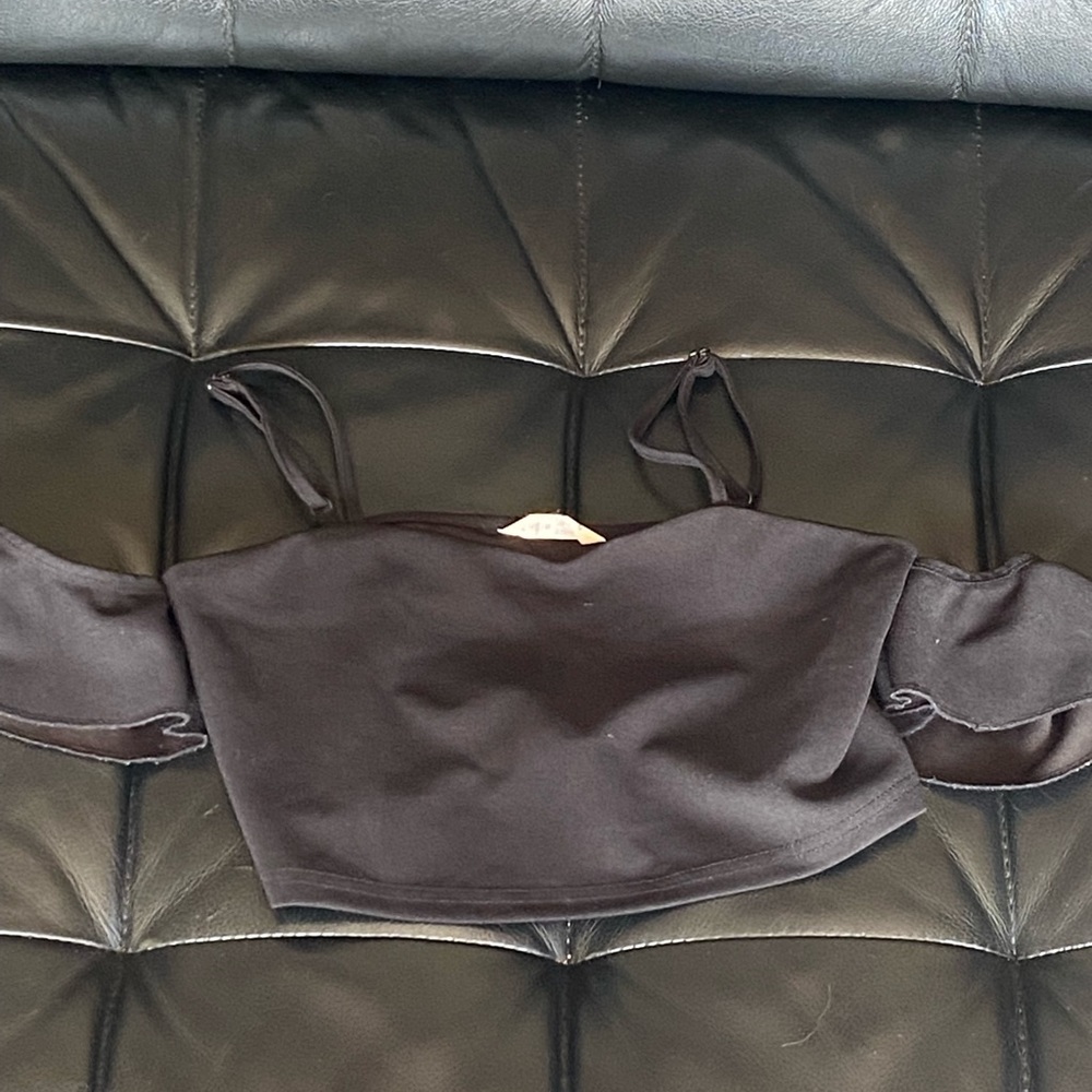 Girls cold shoulder top